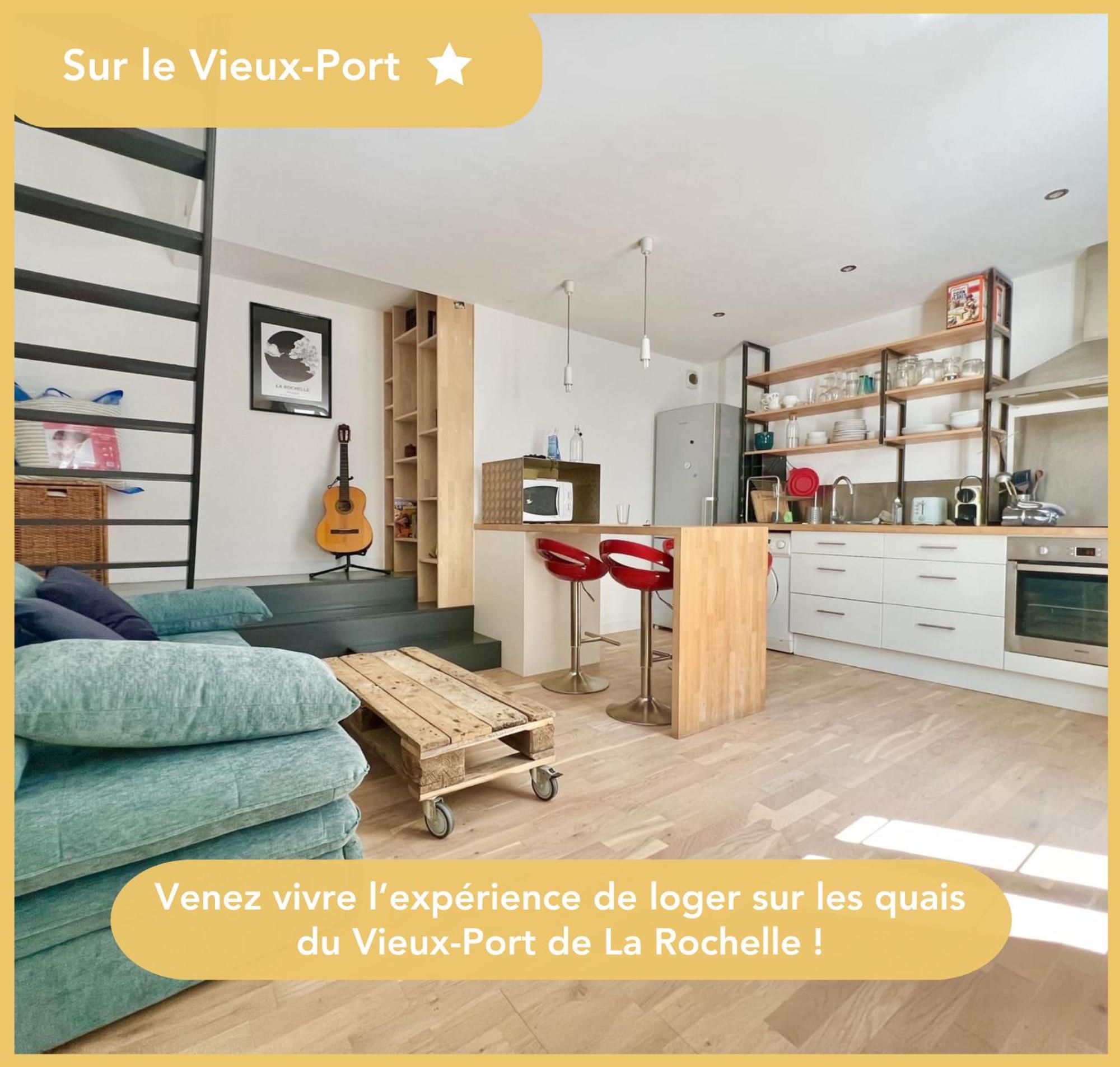 Appartement Sur Le Port - Duplex Cosy & Moderne Face Au Port - Wifi Gratuite - Parfaitement Equipe La Rochelle  Zewnętrze zdjęcie